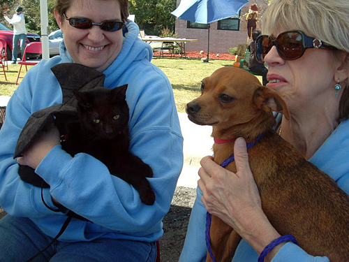 OctAVShadowandBuddy Shadow and Buddy at the Little Rock Animal Village